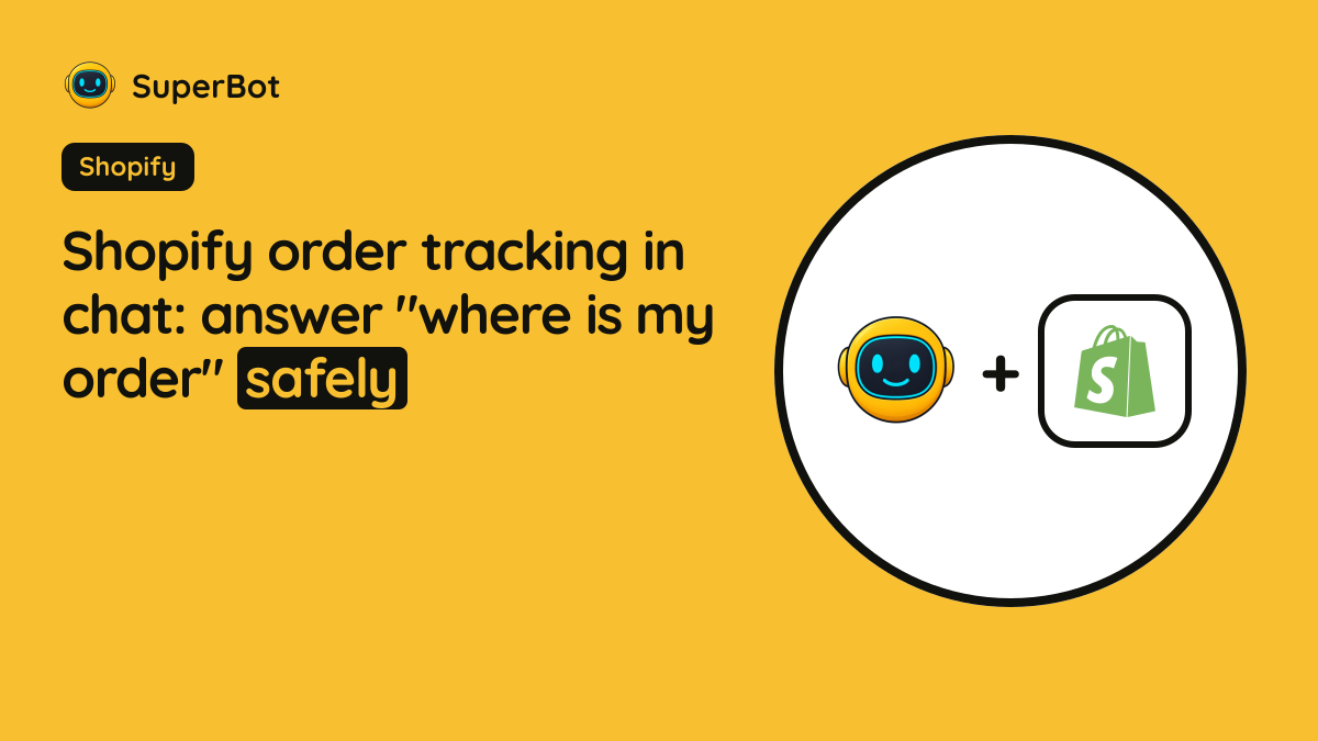 Cover illustration for “Shopify order tracking in chat: answer "where is my order" safely”